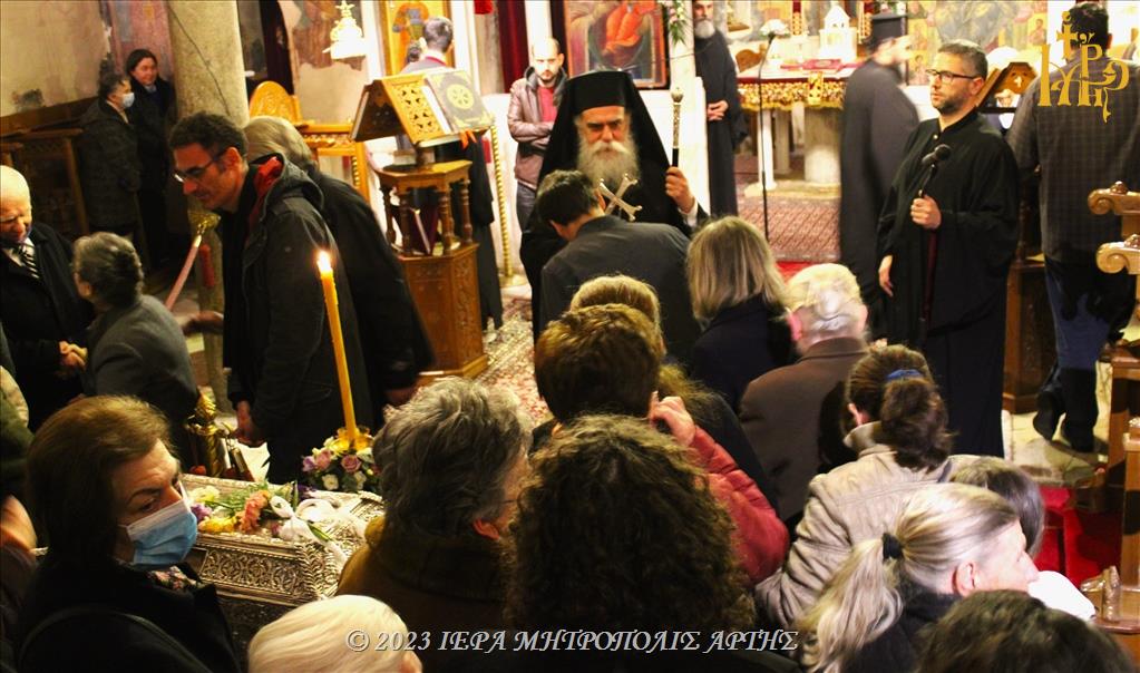 Ο Γ' Κατανυκτικός Εσπερινός στην Ιερά Μητρόπολη Άρτης