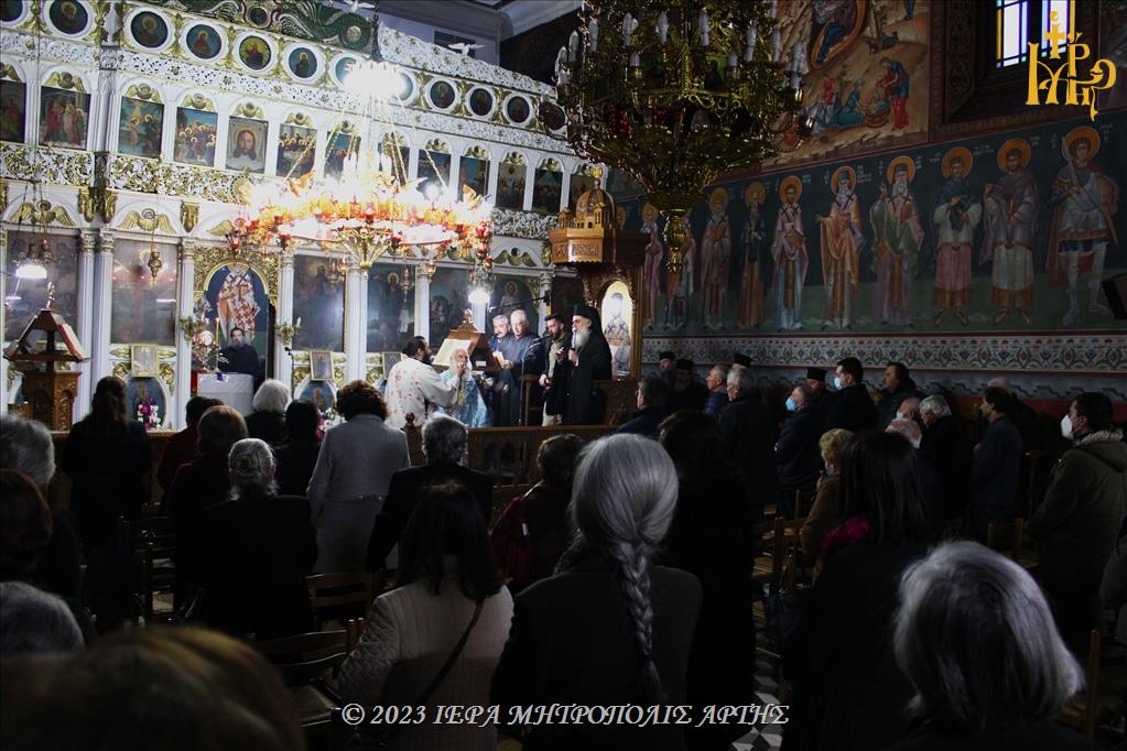 Ο Δ' Κατανυκτικός Εσπερινός στην ενορία Παντοκράτορος Άρτης