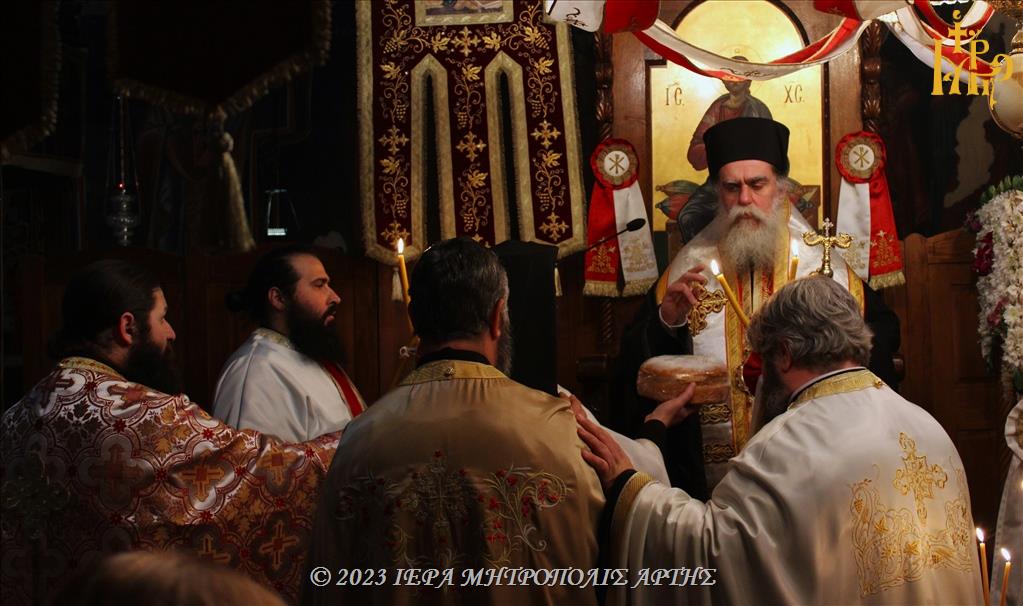 Αναστάσιμος Εσπερινός στην Ιερά Μονή Κάτω Παναγιά Άρτης
