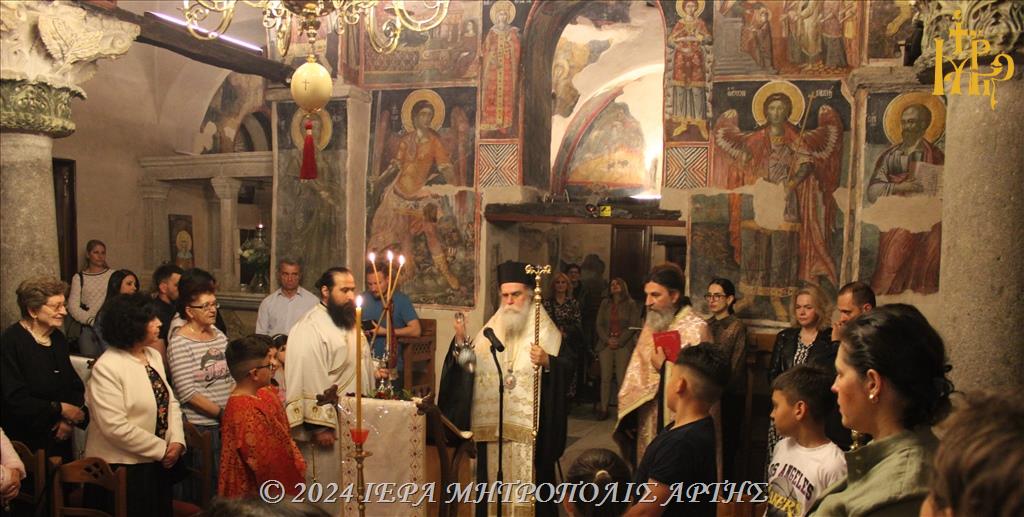Η Δ' Στάσις των Χαιρετισμών στον Ιερό Ναό Αγίας Θεοδώρας Άρτης