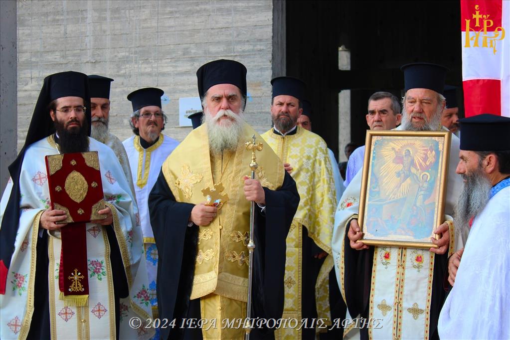 Εσπερινός Αναλήψεως στο νέο Κοιμητήριο της Άρτας