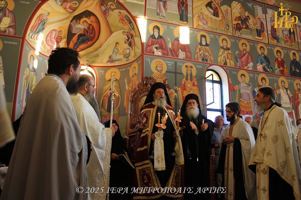 Πανηγυρικός Εσπερινός Παρεκκλησίου Αγίου Νικοδήμου Αγιορείτου Μονής Ροβελίστης Άρτης