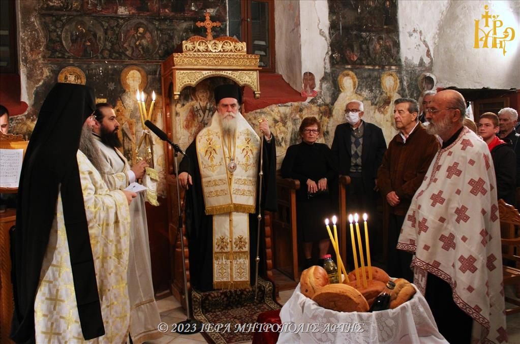 Πανηγυρικός Εσπερινός Παμμεγίστων Ταξιαρχών στον Λουτρότοπο Άρτης