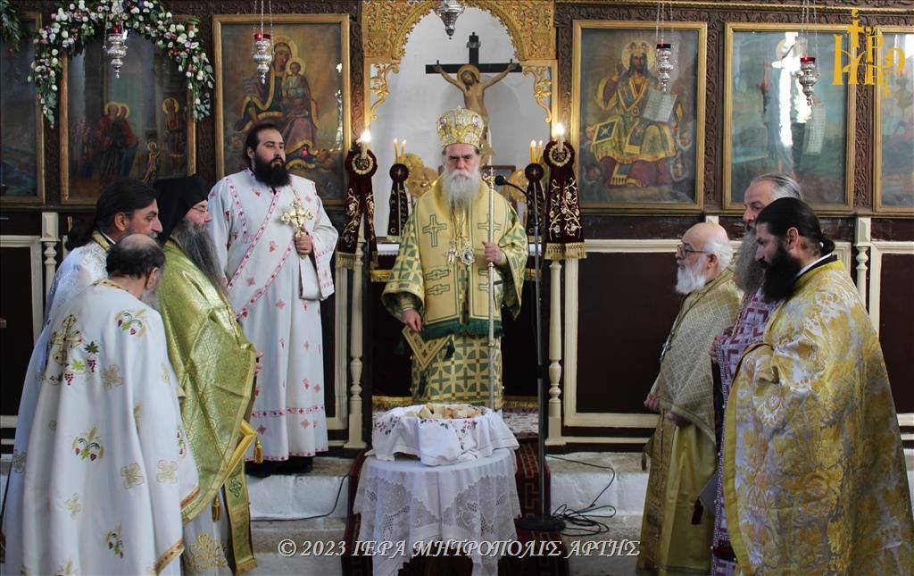 Εορτασμός Δαμασκηνού του Στουδίτου στην Μητρόπολη Άρτης