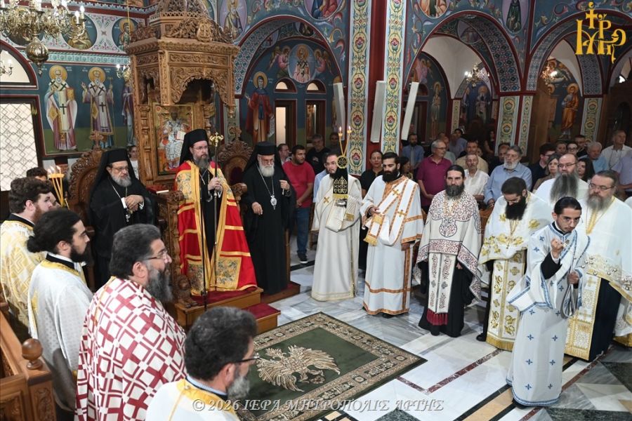 Άρτα: Πολυαρχιερατικός Εσπερινός μνήμης Αγίου Καλλινίκου Εδέσσης και ονομαστήρια Μητροπολίτου Άρτης